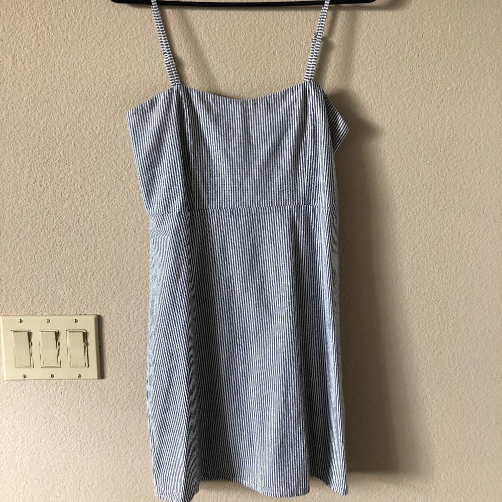 Brandy Melville Blue & White Stripe Dress
